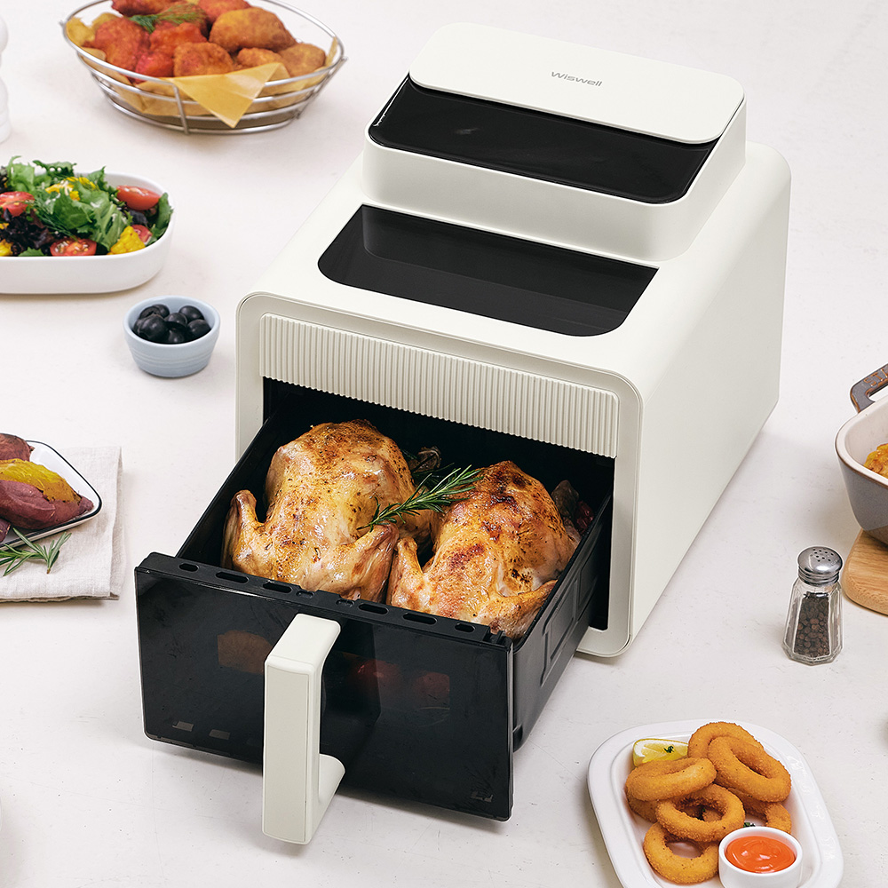 [위즈웰] 듀얼뷰 에어프라이어 WA8270