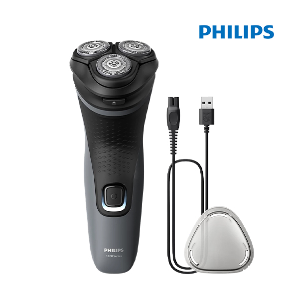 [필립스] 1000 시리즈 전기 면도기 딥 그레이 S1142/00