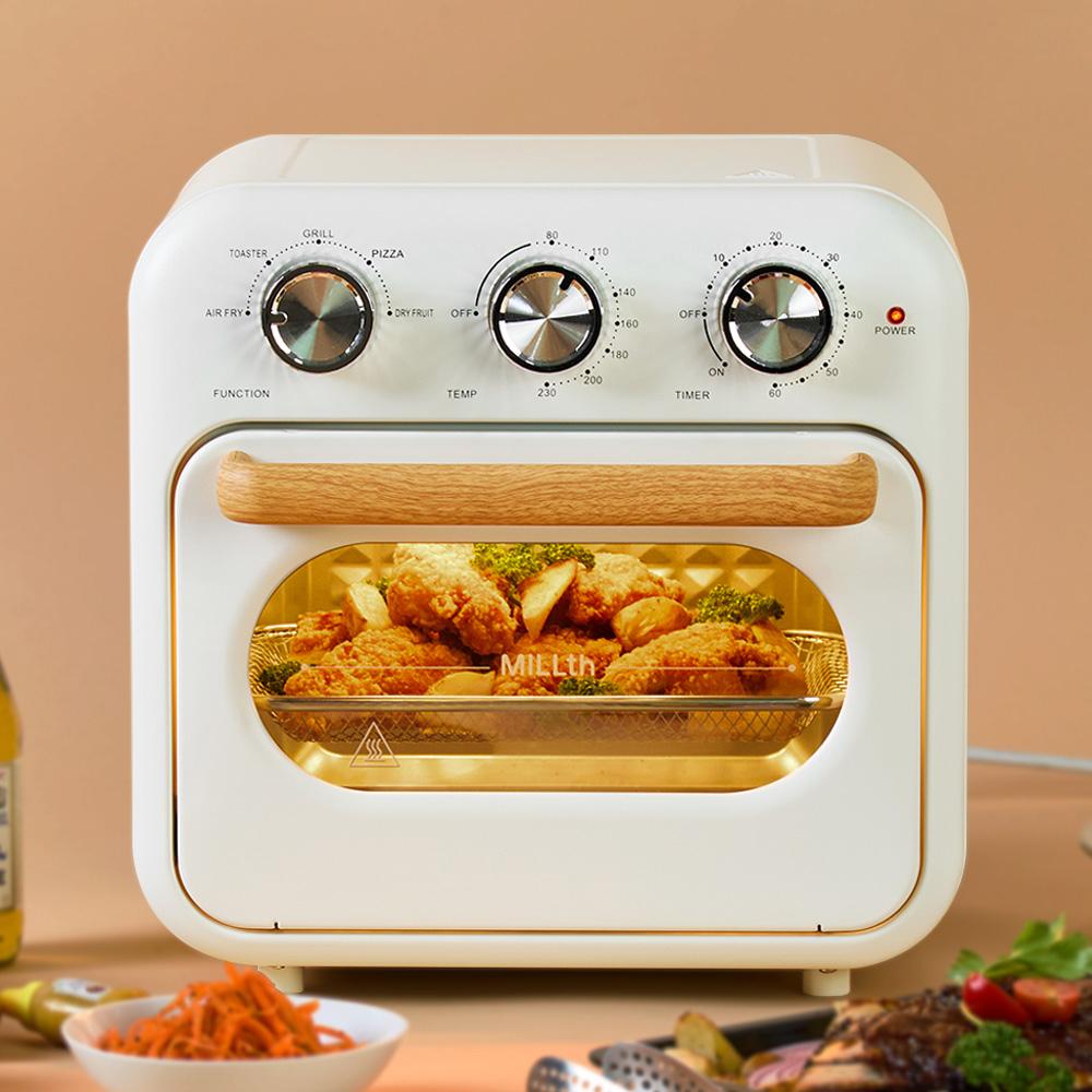 [공동구매] [MILLTH] 뉴레트로 에어프라이어오븐 18L