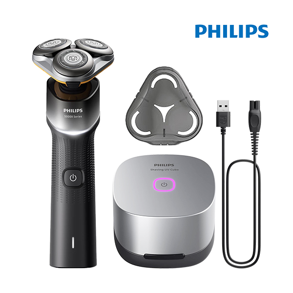 [필립스] 5000X 시리즈 전기면도기 실버&블랙 X5102/15