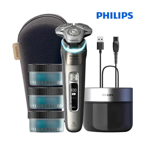 [필립스]  i9000 시리즈 프레스티지 전기면도기 골드 오이스터 XP9203/71